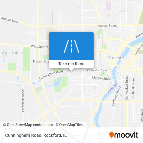 Mapa de Cunningham Road