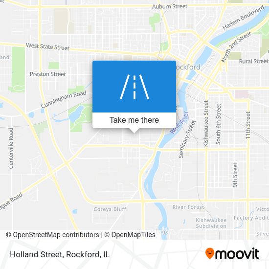 Mapa de Holland Street
