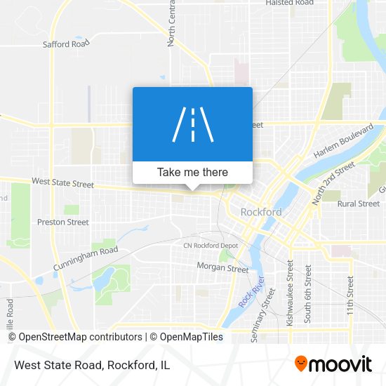 Mapa de West State Road