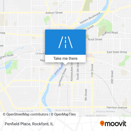 Mapa de Penfield Place