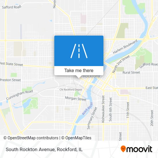 South Rockton Avenue map
