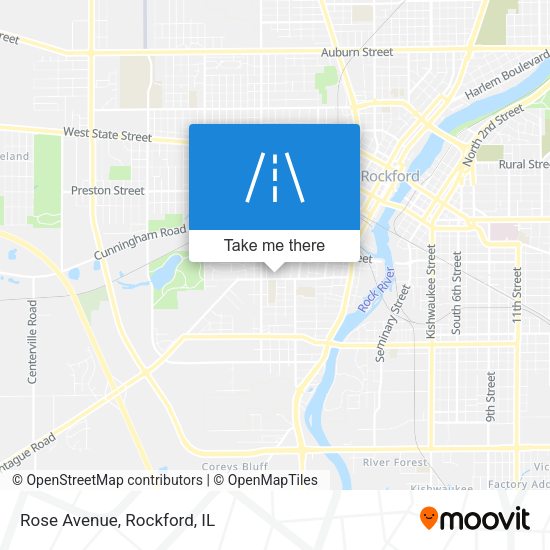 Mapa de Rose Avenue