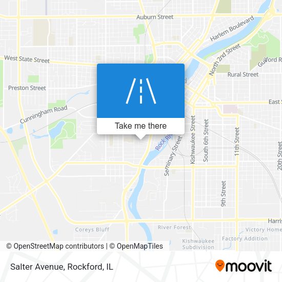 Mapa de Salter Avenue