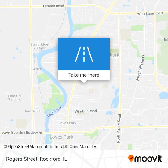 Mapa de Rogers Street