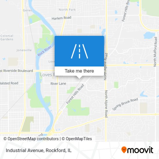 Mapa de Industrial Avenue