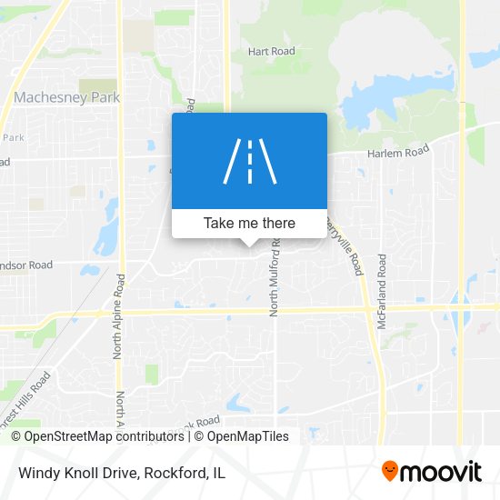 Windy Knoll Drive map