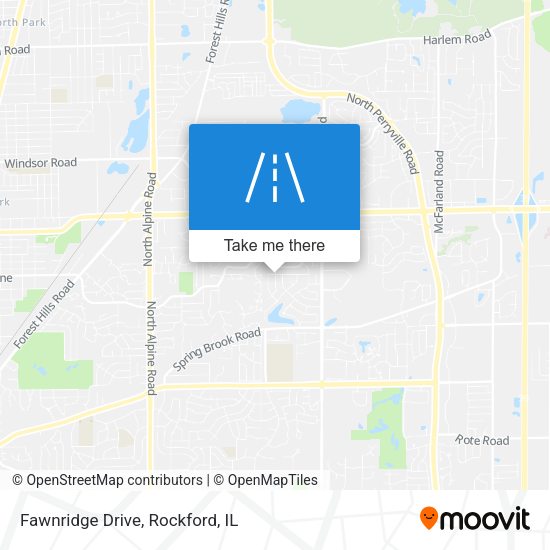 Fawnridge Drive map