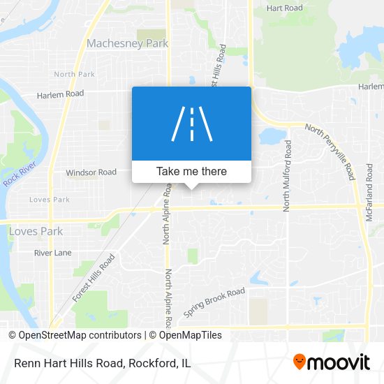 Mapa de Renn Hart Hills Road