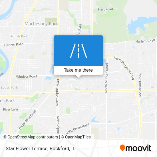 Star Flower Terrace map