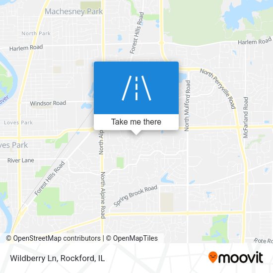Mapa de Wildberry Ln