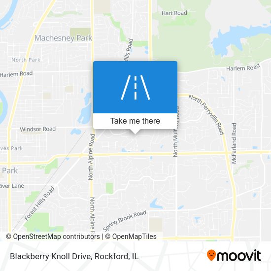 Blackberry Knoll Drive map