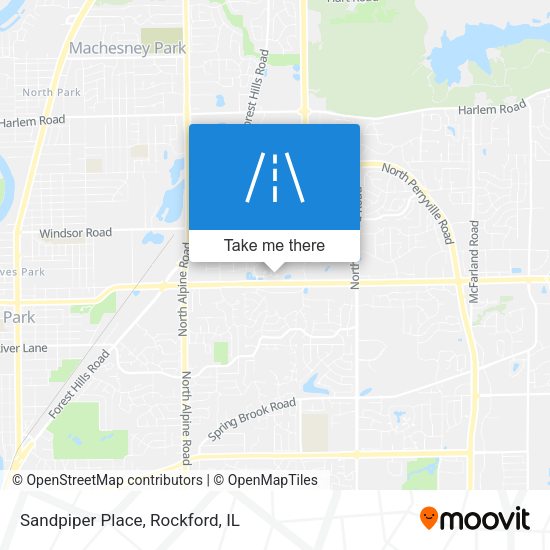 Mapa de Sandpiper Place