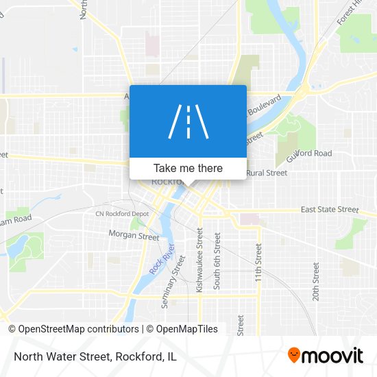 Mapa de North Water Street