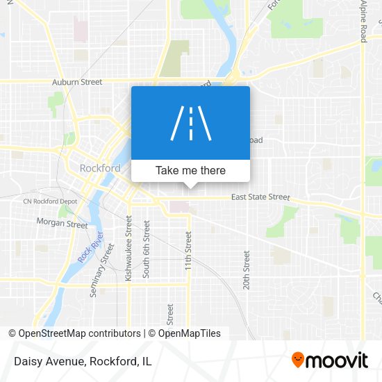 Mapa de Daisy Avenue