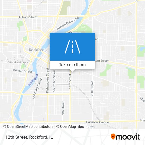 Mapa de 12th Street