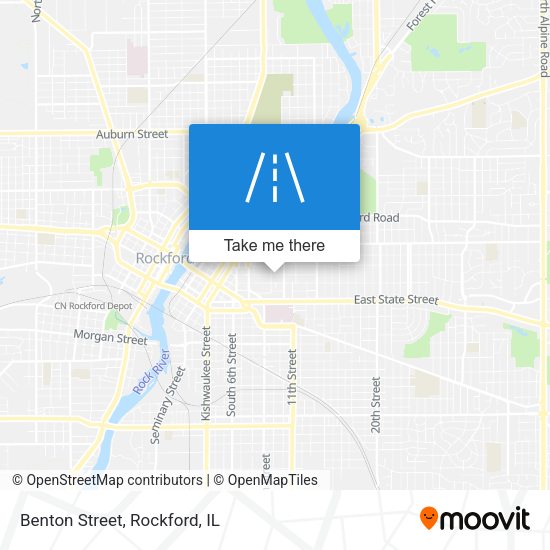 Mapa de Benton Street