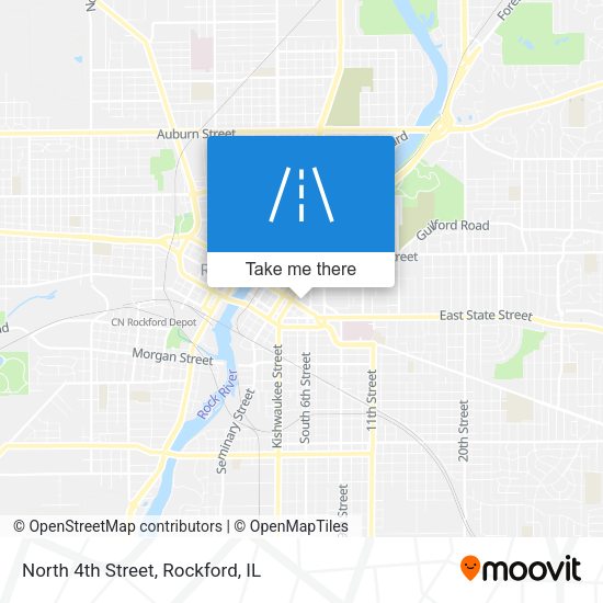 Mapa de North 4th Street