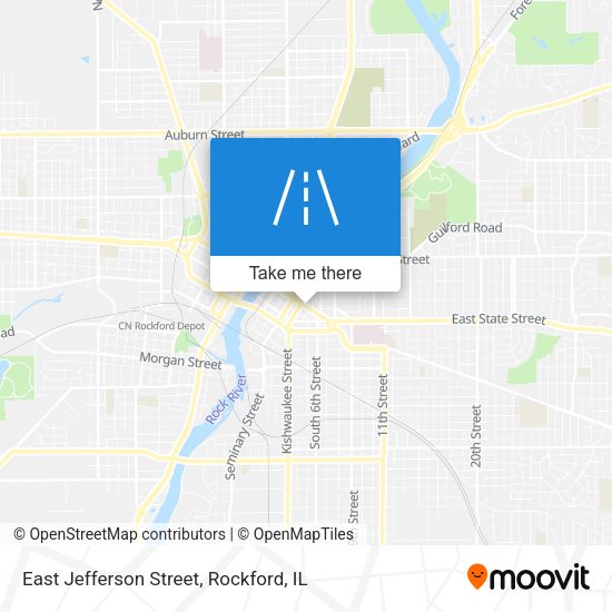 East Jefferson Street map