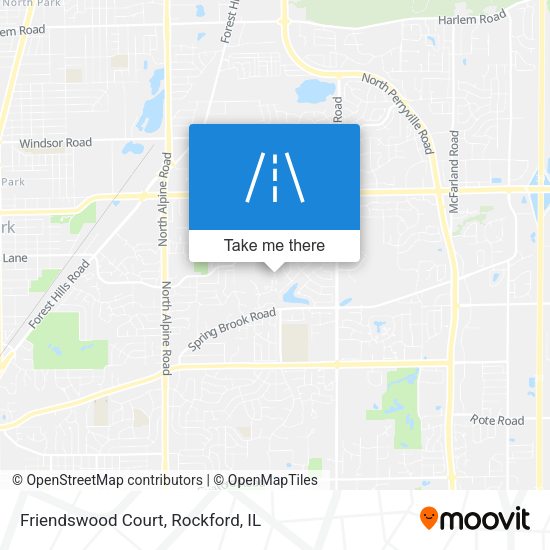 Mapa de Friendswood Court