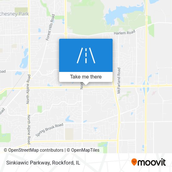 Sinkiawic Parkway map