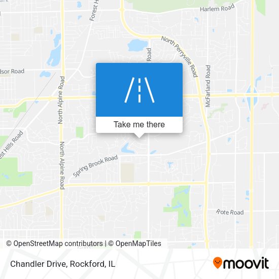 Chandler Drive map