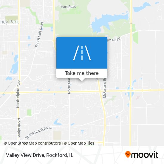 Valley View Drive map