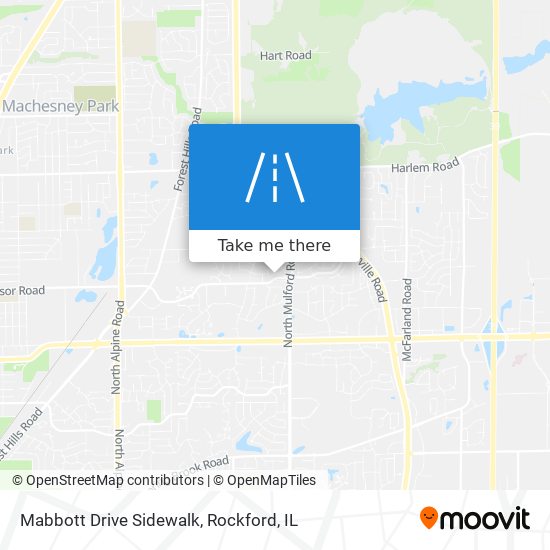 Mapa de Mabbott Drive Sidewalk