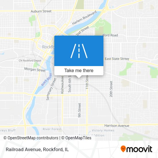 Mapa de Railroad Avenue