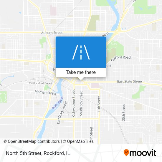 Mapa de North 5th Street