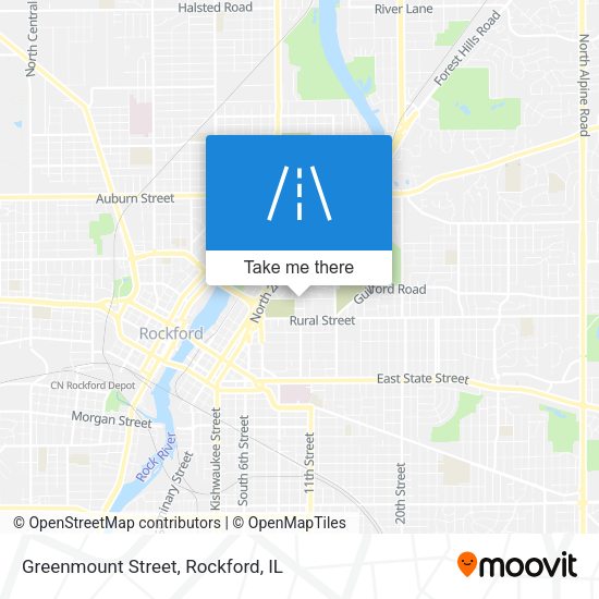 Greenmount Street map