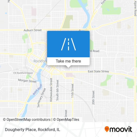 Mapa de Dougherty Place