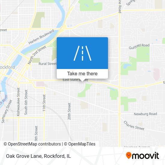 Mapa de Oak Grove Lane