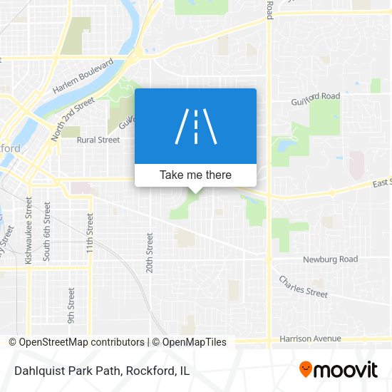 Mapa de Dahlquist Park Path