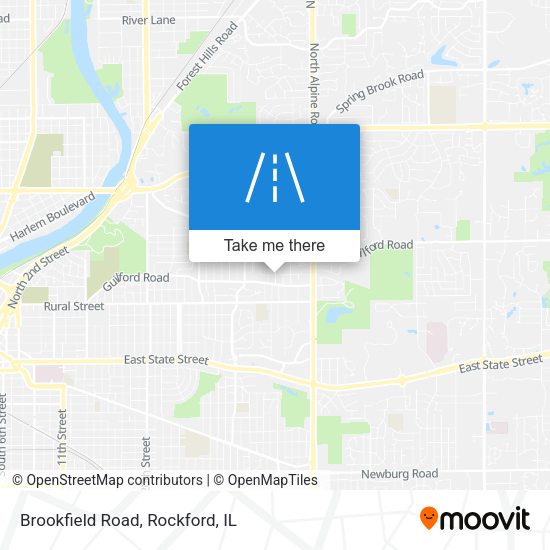 Mapa de Brookfield Road