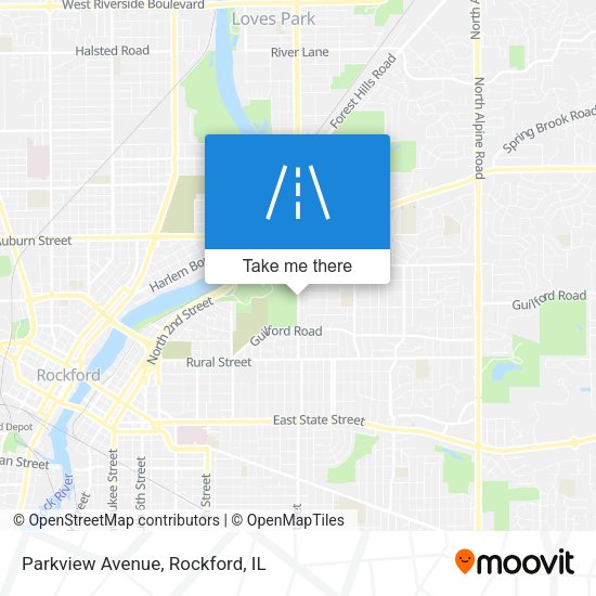 Mapa de Parkview Avenue