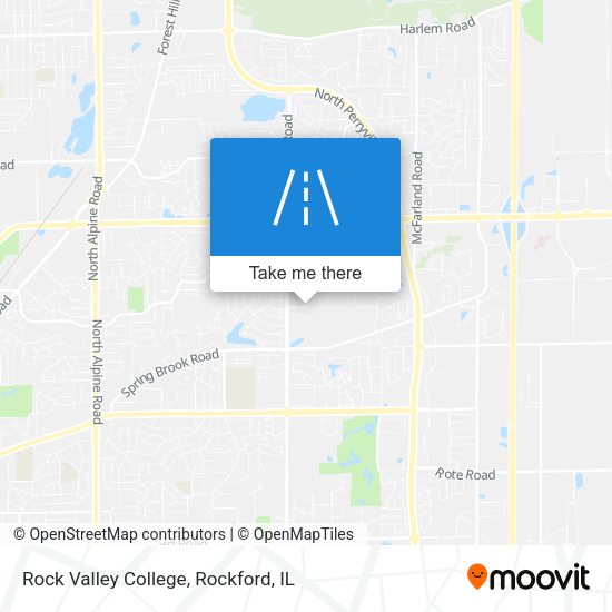 Rock Valley College map