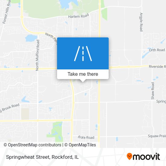 Mapa de Springwheat Street
