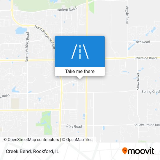 Mapa de Creek Bend