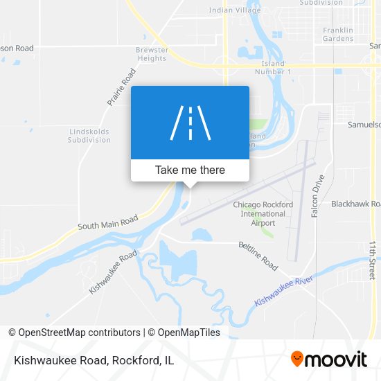 Mapa de Kishwaukee Road
