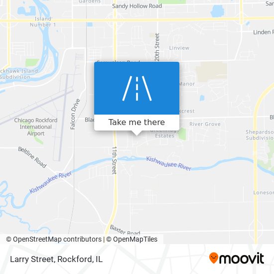 Larry Street map