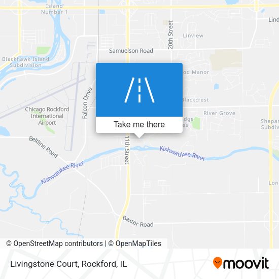 Livingstone Court map