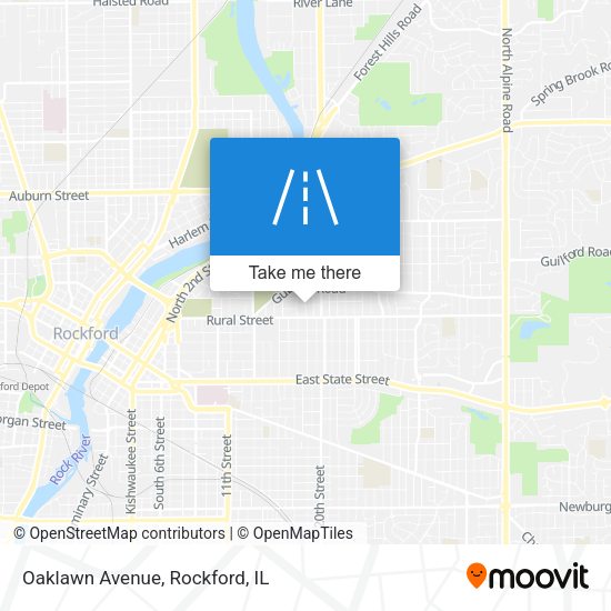 Mapa de Oaklawn Avenue