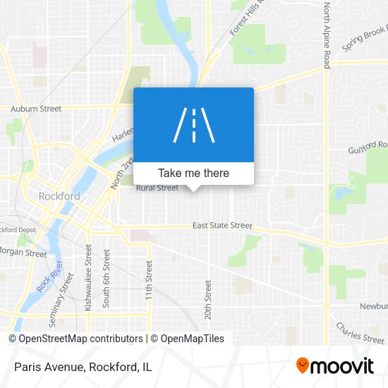 Mapa de Paris Avenue