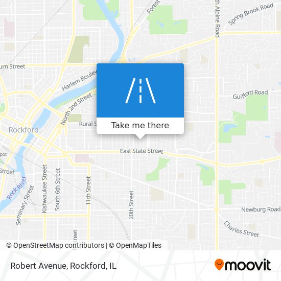 Robert Avenue map