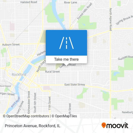 Mapa de Princeton Avenue
