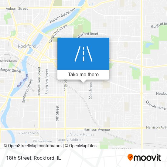 Mapa de 18th Street