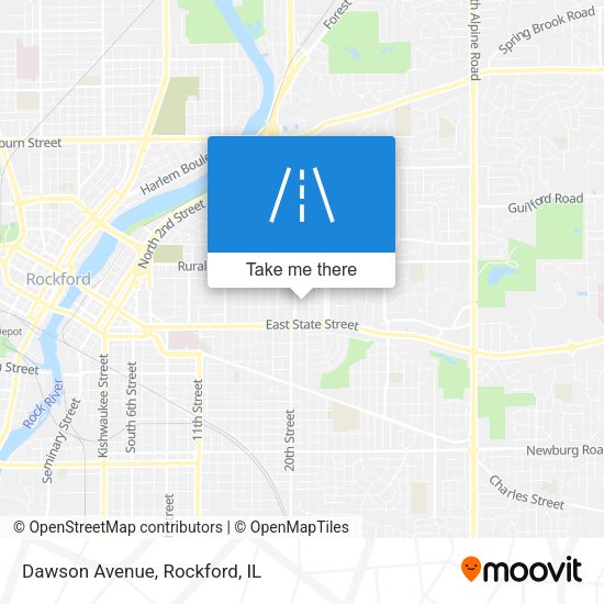 Dawson Avenue map