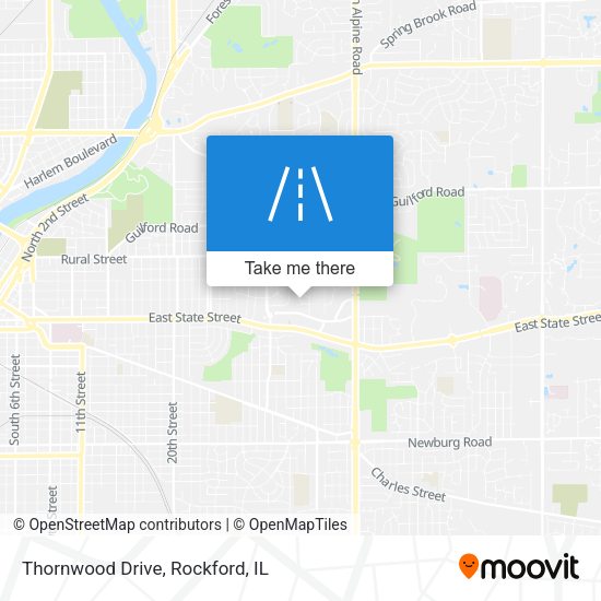 Thornwood Drive map