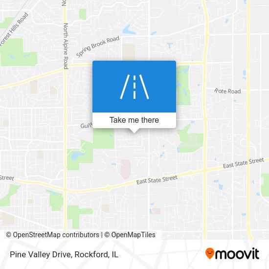 Pine Valley Drive map