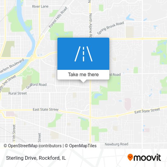 Mapa de Sterling Drive